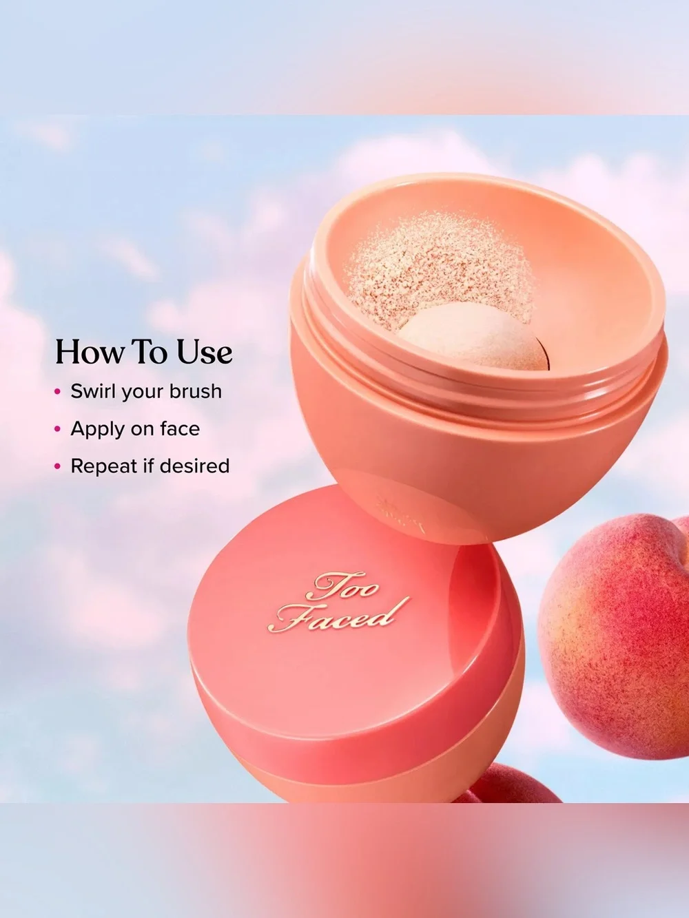 Too Faced-Peach Perfector Loose Setting Powder-Color: Peach Whisper medium